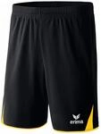 Erima Herren Classic 5-C Short mit Innenslip (615507), schwarz/gelb, M