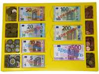 WISSNER® 80641 aktiv lernen - Euro Spielgeld zum Rechnen 290 Teile