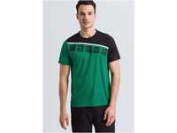 Erima Herren 5-C T-Shirt, smaragd/schwarz/weiß, XL