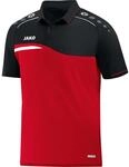 JAKO Herren Competition 2.0 Polo T-Shirt, rot/schwarz, 3XL, 6318