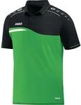JAKO Herren Competition 2.0 Polo T-Shirt, rot/schwarz, 3XL, 6318