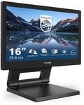Philips 162B9T - 16 Toll Touch Monitor, h&ouml;henverstellbar (1366x768, 60 Hz,...