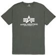 Alpha Industries Herren Basic F&uuml;r T-Shirt, Dunkelolivgr&uuml;n, L EU