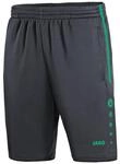 JAKO Kinder Trainingsshorts Active, Anthrazit/T&uuml;rkis, 140