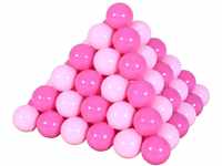 Knorrtoys 56755 - Bälleset ca. Ø6 cm - 100 balls/soft pink
