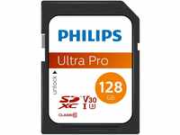 Philips Ultra Pro SDXC Card 128 GB UHS-I U3, Lesegeschwindigkeit bis zu 100...