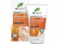 Dr Organic Manuka-Honig-Fußcreme, Feuchtigkeitsspendend, Trockene Haut, Für