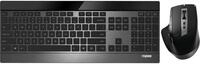 Rapoo 9900M kabelloses Tastatur-Maus Set Wireless Deskset 3200 DPI Sensor