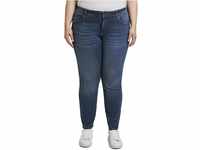 TOM TAILOR Damen 1013440 Plussize Slim Fit Jeans Mit Stretch, 10119 - Used Mid...