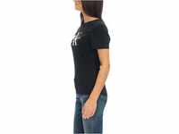 Calvin Klein Jeans Damen CORE Monogram Logo Regular FIT Tee T-Shirt, CK Black,