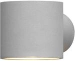 Konstsmide Modena 7342 Wandleuchte (B: 13,5cm T: 10cm H: 9cm, 1x25W, IP44) grau