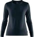Fj&auml;llr&auml;ven Damen Abisko Wool LS T-Shirt, Dark Navy, XS