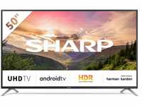 SHARP 50BL2EA Android TV 126 cm (50 Zoll) 4K Ultra HD LED Fernseher (Smart TV,...