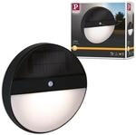Paulmann 94264 LED Solar Outdoor Wandleuchte Elois rund incl. 1x1 Watt IP44