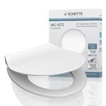 SCH&Uuml;TTE WC-Sitz SLIM mit Absenkautomatik und Schnellverschluss aus Duroplast,