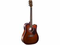 Cort 6 String Acoustic-Electric Guitar, Right Handed, Brown (MR500E BR)
