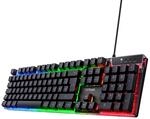 Trust Gaming GXT 835 Azor Gaming Tastatur mit Beleuchtung Deutsches QWERTZ Layout,