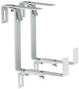 Dehner Blumenkastenhalter Profi f&uuml;r Rohrgel&auml;nder, 2 St&uuml;ck, Metall, wei&szlig;