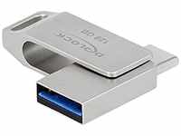 Delock USB 3.2 Gen 1 USB-C + Typ-A Speicherstick 128 GB - Metallgehäuse