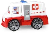 Lena 04456 - TRUXX Krankenwagen Einsatzfahrzeug mit Spielfigur als Sanit&auml;ter und