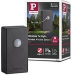 Paulmann 18012 Zigbee D&auml;mmerungssensor/Bewegungsmelder IP44 anthrazit Plug &...