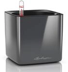 LECHUZA Cube Glossy 14 anthrazit highgloss 13511