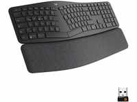 Logitech ERGO K860 kabellose ergonomische Tastatur – geteilte Tastatur,