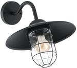 EGLO Au&szlig;en-Wandlampe Melgoa, 1 flammige Au&szlig;enleuchte, Wandleuchte aus verzinktem