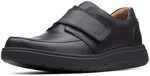 Clarks Herren Un Abode Strap Slipper, Schwarz Black Leather, 39.5 EU