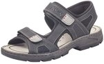 Rieker Herren - Sandaletten Schwarz, 42 EU
