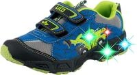 Lico Jungen LOADER V BLINKY Sneaker, Blau/ Schwarz/ Lemon, 29 EU