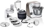 Bosch K&uuml;chenmaschine Serie 4, integrierte Waage, Mixer 1,25 L,...