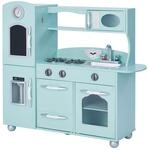 Minze Kinderk&uuml;che Spielk&uuml;che Kinderspielk&uuml;che Holzk&uuml;che Teamson Kids TD-11414M