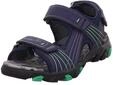 Superfit Jungen Henry Kn&ouml;chelriemen Riemchensandalen, Ocean Kombi, 33 EU