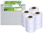 DYMO Original LabelWriter Adressetiketten | 28 mm x 89 mm | 12 Rollen mit je 130