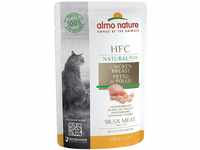 almo nature HFC Natural Plus nass für Katzen - Hühnerbrust 55g x 24 Stück,...
