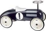 Rutschauto Vintage Rennwagen Schwarz aus Metall f&uuml;r Kinder ab 18 Monaten
