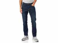 camel active Herren Regular Fit 5-Pocket Jeans aus Baumwolle 34 Dunkelblau