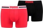 PUMA Herren Boxer Shorts Bodywear Placed Logo 2er Pack