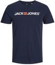 JACK & JONES Herren Jjecorp Logo Tee Crew Neck Noos T Shirt, Navy Blazer, M EU