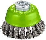 Bosch 1x PRO Stainless Steel Longlife Topfb&uuml;rste, gezopfter Draht f&uuml;r kleine