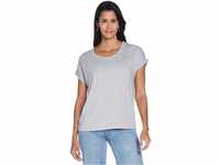 ONLY NOS Damen T-Shirt onlMOSTER S/S TOP NOOS JRS, Grau (Light Grey Melange), 34