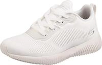 Skechers Damen Bobs Squad Tough Talk Sneaker, White Engineered Knit, 39 EU