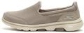 Skechers Damen Go Walk 5 Sneakers, Taupe Textile Trim, 40 EU