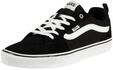 Vans Herren Filmore Sneaker, Suede Canvas Black White, 43 EU