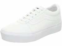 Vans Damen Ward Platform Canvas Sneaker, Weiß Canvas White 0rg, 40.5 EU