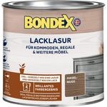 Bondex Lacklasur Haselnuss 0,375 L f&uuml;r 3,75m&sup2; | 2in1 - veredelt und versiegelt 