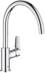 GROHE BauEdge, K&uuml;chenarmatur mit hohem Auslauf (Wasserhahn f&uuml;r die K&uuml;che,