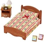 Sylvanian Families 5019 Doppelbett - Puppenhaus Einrichtung M&ouml;bel