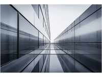 Rasch Tapeten 101201 - Fototapete mit modernem, grauem Hochhaus Fotomotiv aus...
